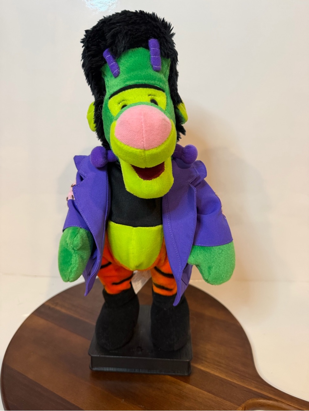 Disney Store Tigger Frankenstein Halloween Animated Plush Non-Moving